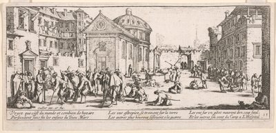 The Hospital, illustration from The Large Miseries of War by Jacques Callot