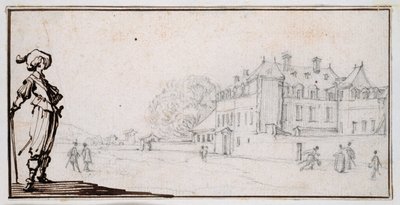 La Romaine, the property of Claude Deruet by Jacques Callot
