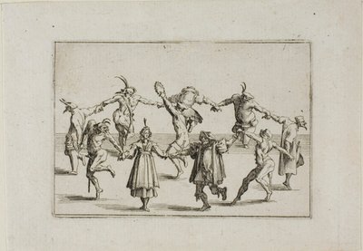 The Round Dance, from The Caprices by Jacques Callot