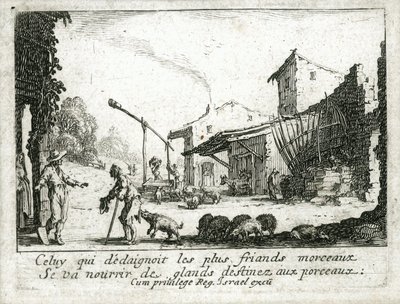 The Life of the Prodigal Son by Jacques Callot