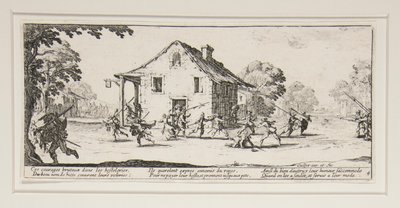 The Marauder, plate 4 from the series The Great Miseries of War by Jacques Callot