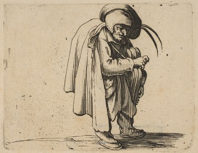 The Hurdy-Gurdy Player, from Varie Figure Gobbi by Jacques Callot
