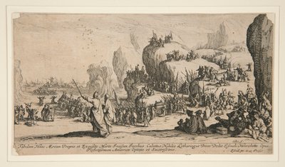 Crossing the Red Sea by Jacques Callot
