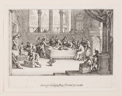 The Apportioning of the Fortune, from the Series The Life of the by Jacques Callot