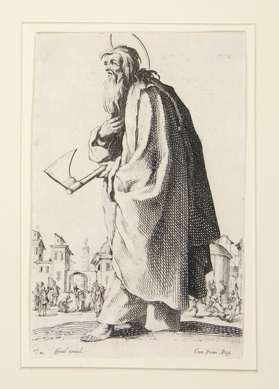 The Great Apostles Standing, Representing the Saviour, the Blessed and the Holy Apostles Mary by Jacques Callot