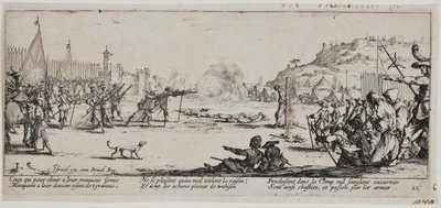 The Miseries and Misfortunes of War (Plate 12) by Jacques Callot