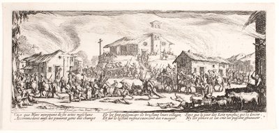 The Miseries and Misfortunes of War (Plate 7) by Jacques Callot