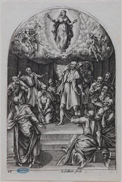 The Paintings of Rome, The Assumption by Jacques Callot
