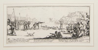 The Great Miseries of War: No. 12 - L by Jacques Callot