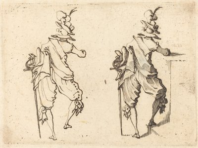 Man with Sword by Jacques Callot