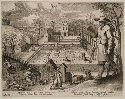 March, from the series “The Months” by Jacques Callot