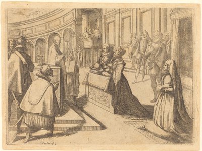 Marriage of Margaret of Austria and Philip III by Jacques Callot