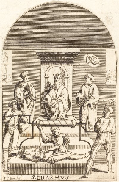Martyrdom of Saint Erasmus by Jacques Callot