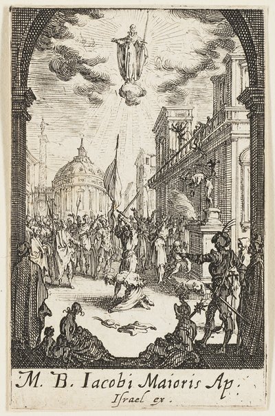 Martyrdom of Saint John, the Major, plate four from The Martyrdoms of the Apostles by Jacques Callot