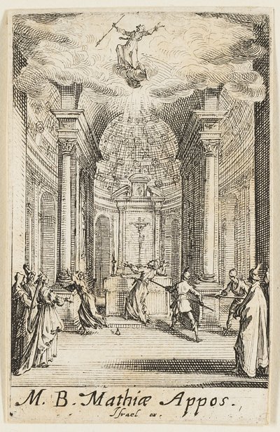 Martyrdom of Saint Matthias, plate eleven from The Martyrdoms of the Apostles by Jacques Callot
