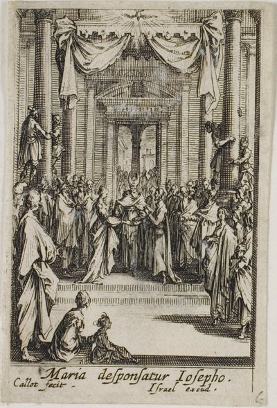 Mary Marries Joseph, from The Life of the Virgin by Jacques Callot