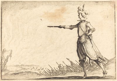 Military Commander on Foot by Jacques Callot