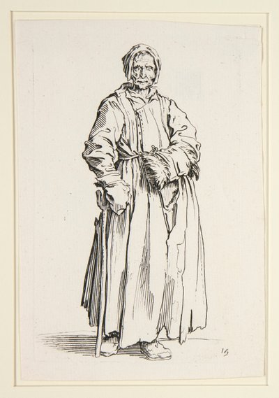 One-eyed woman (The Beggars) by Jacques Callot