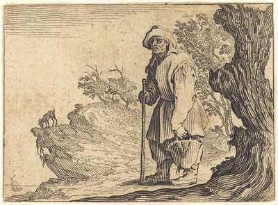 Peasant with Sack by Jacques Callot
