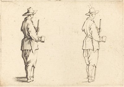 Peasant with a Cup by Jacques Callot