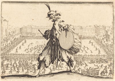 Piazza Santa Croce, Florence by Jacques Callot