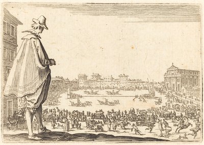 Piazza Santa Maria Novella, Florence, c. 1622 by Jacques Callot