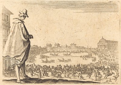 Piazza Santa Maria Novella, Florence, c. 1622 by Jacques Callot
