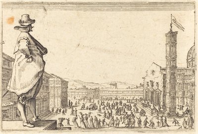 Piazza del Duomo, Florence by Jacques Callot