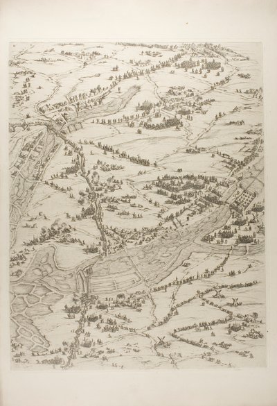 Plate Three from The Siege of La Rochelle by Jacques Callot