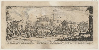 Pillage and Burning of a Village, Sheet 7 from the Series 