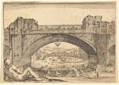 Ponte Vecchio, Florence by Jacques Callot