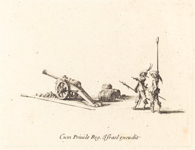 Preparing to Fire the Cannon by Jacques Callot