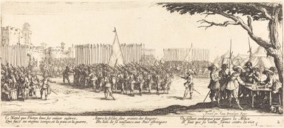 Recruitment of Troops by Jacques Callot