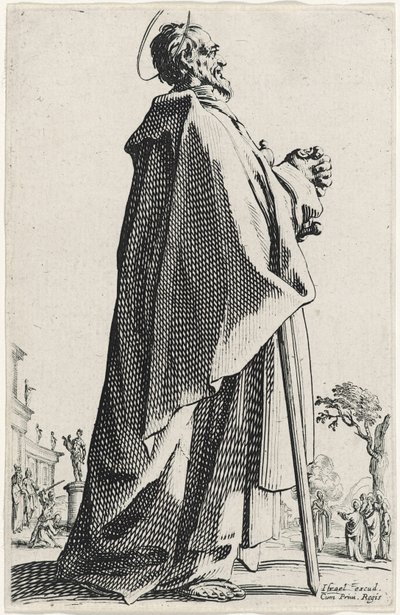 Saint Matthew (The Large Apostles) by Jacques Callot