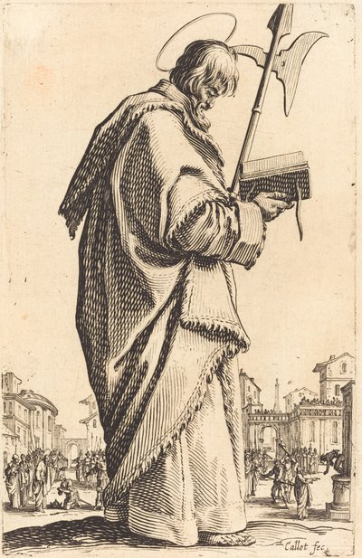 Saint Matthias by Jacques Callot