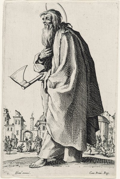 Saint Thaddeus or Saint Judas (The Large Apostles) by Jacques Callot