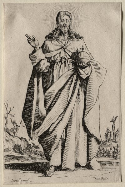 The Large Apostles: The Savior by Jacques Callot