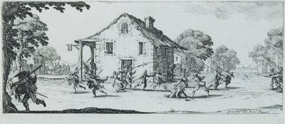 Scene of Pillage by Jacques Callot