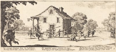 Scene of Pillage, c. 1633 by Jacques Callot
