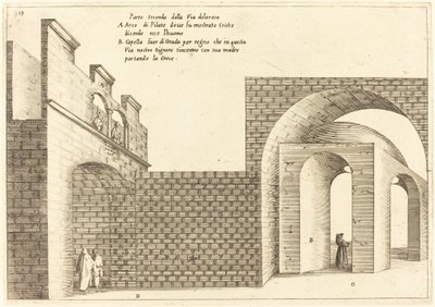Second Part of the Via Dolorosa by Jacques Callot