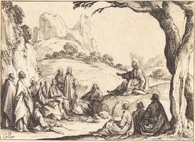 Sermon on the Mount by Jacques Callot