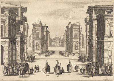 Solimano, Act I by Jacques Callot