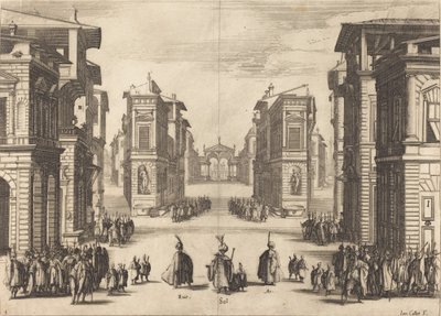 Solimano, Act I by Jacques Callot
