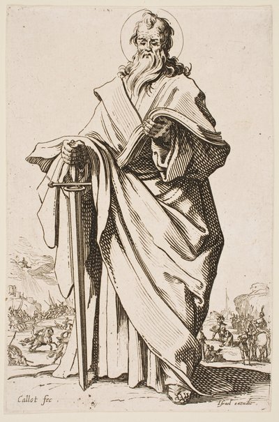 St. Paul, from the series “The Large Apostles” by Jacques Callot