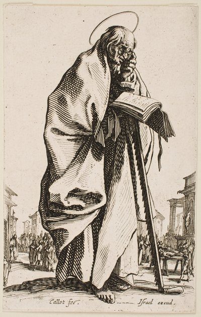 St. Simon, from the series “The Large Apostles” by Jacques Callot