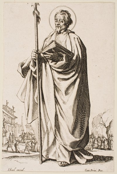 St. Thomas, from the series “The Large Apostles” by Jacques Callot