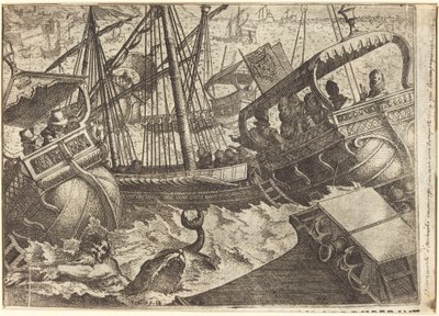 Storm off the Coast of Barcelona by Jacques Callot
