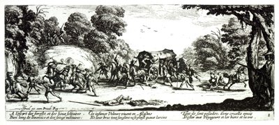 The Attack on the Stagecoach, plate 8 from 
