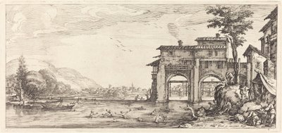 The Bathers, probably c. 1630 by Jacques Callot