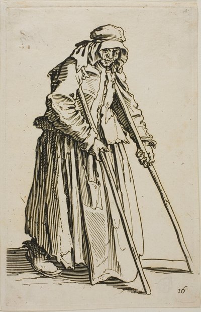 The Beggar on Crutches and His Beggar